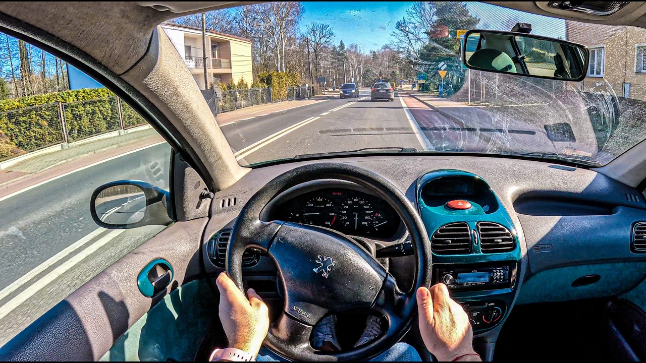 2002 Peugeot 206 | 2.0 HDi 90 HP | POV Test Drive #2740 | Joe Black