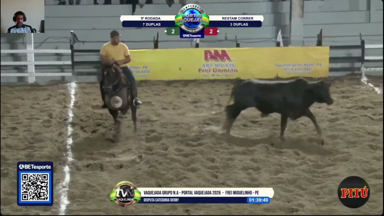 DISPUTA CATEGORIA DERBY VAQUEJADA GRUPO NAILSON ASSUNÇÃO CAMPEONATO PORTAL VAQUEJADA 2026