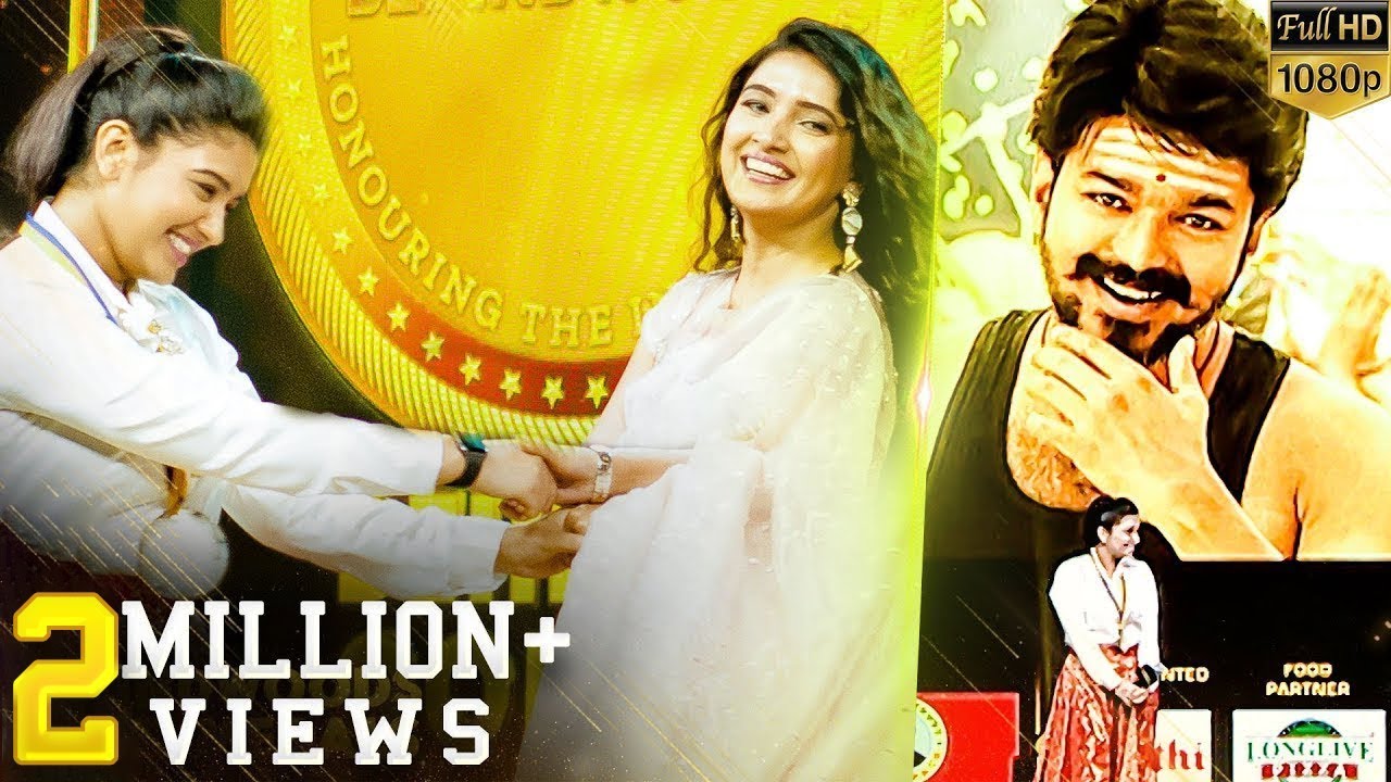 Proposal to Thalapathy Vijay - Shabana & Vani Bhojan's First Ever Dance Performance On Stage!!