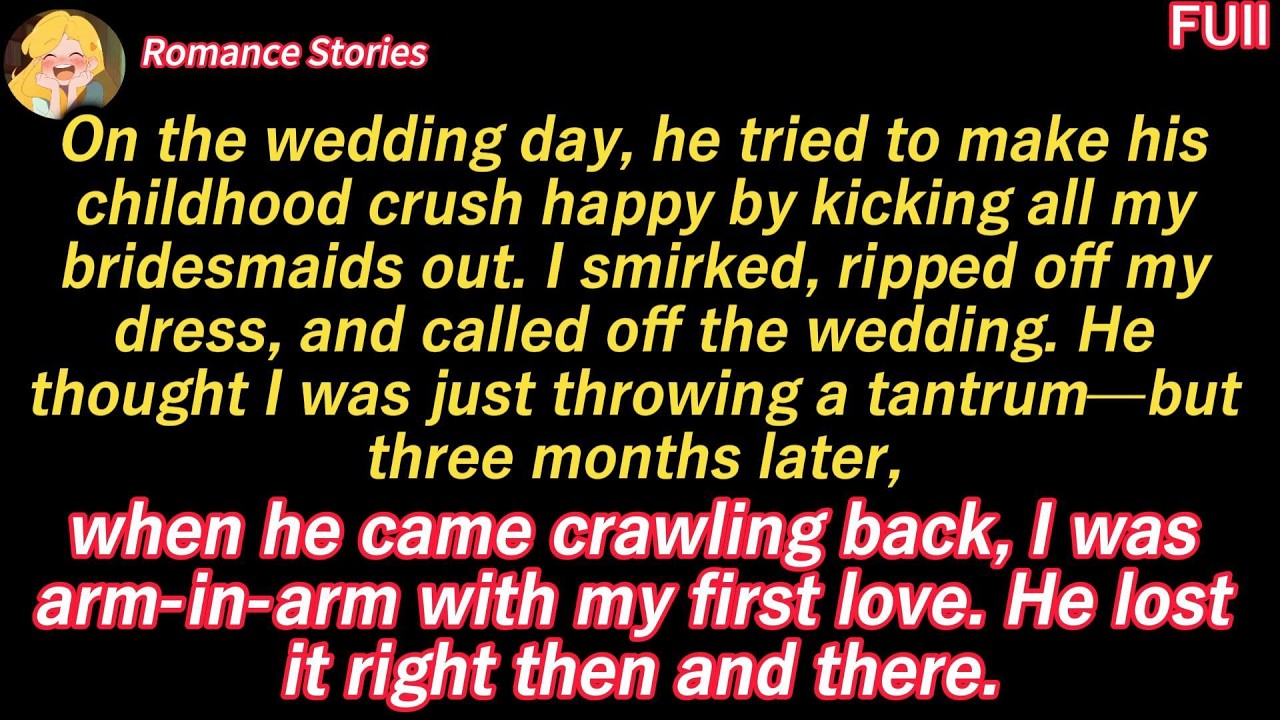 He chose her.I left.Brought my high school crush.He lost it.