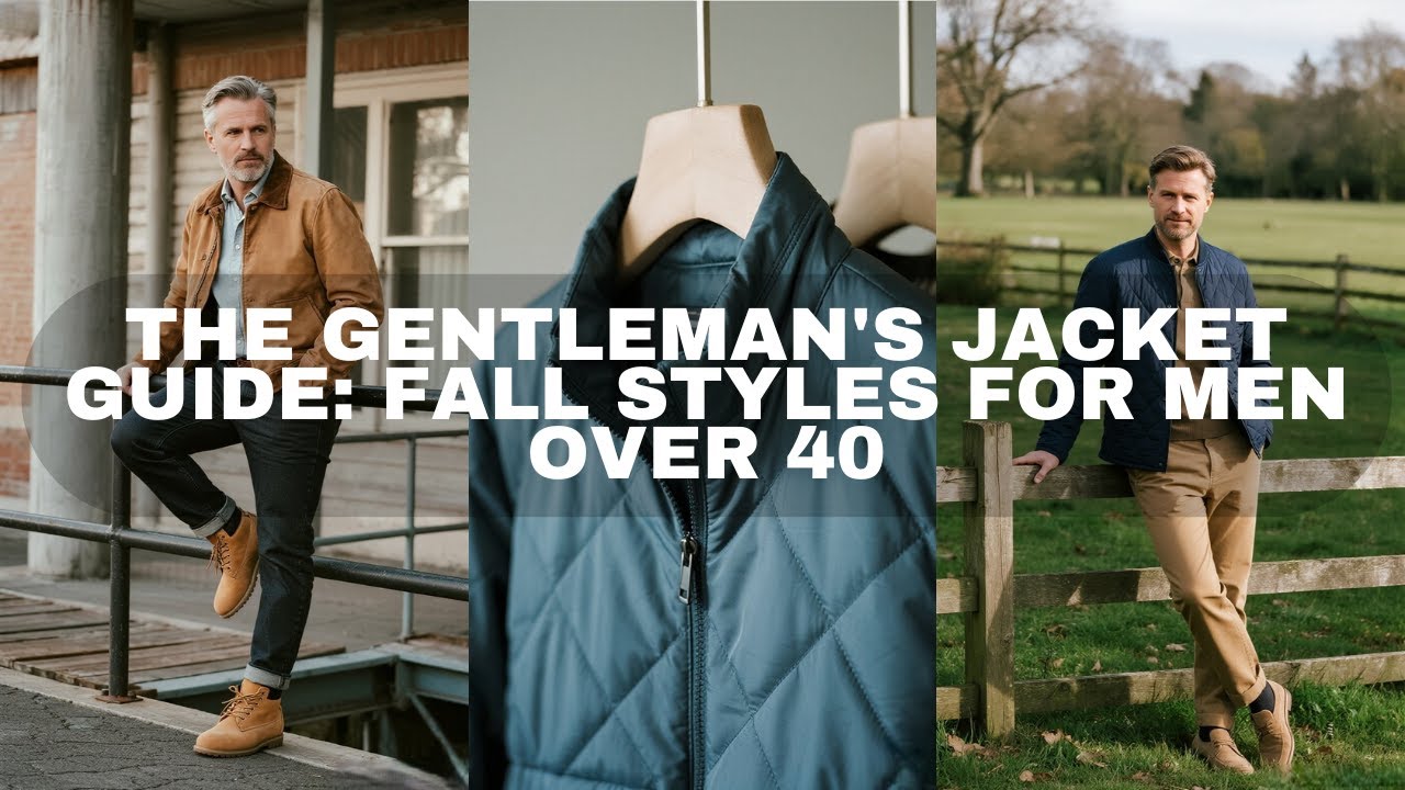 The Gentleman's Jacket Guide: Fall Styles for Men Over 40