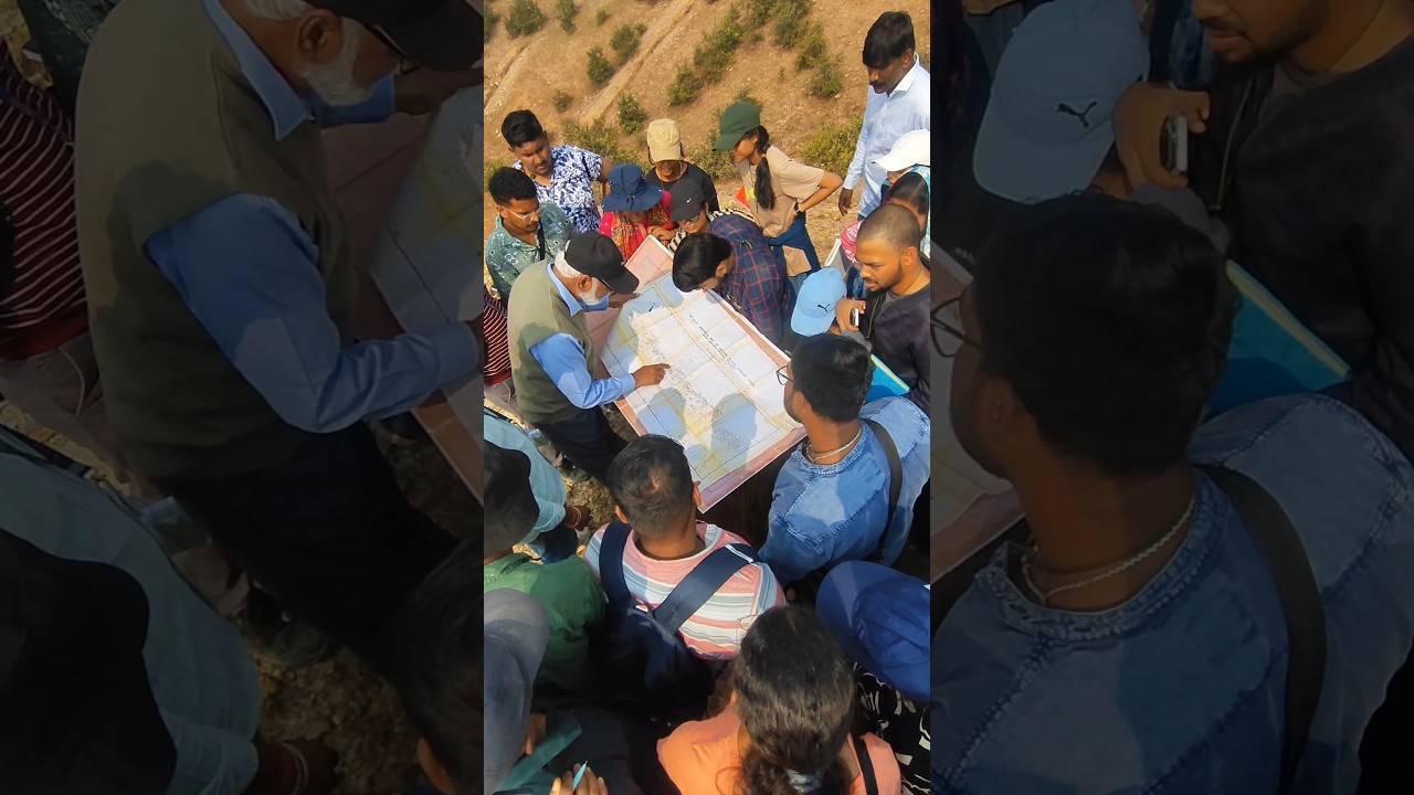 Geological field work of gurhar pahad from CUSB 