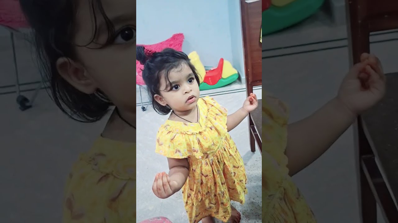 Unna playing with her father