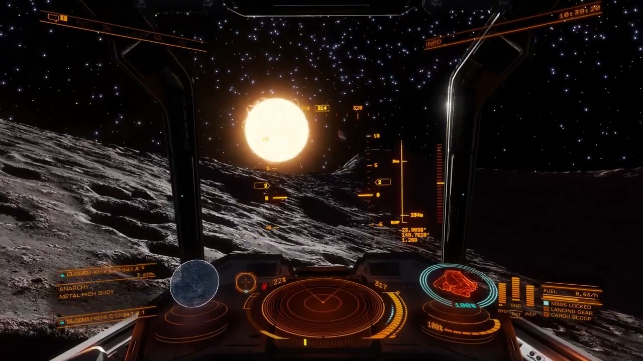 Elite Dangerous hottest planet i've encountered so far.