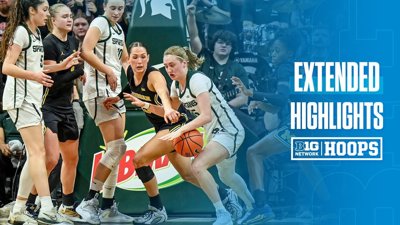 Michigan at Michigan State | EXTENDED HIGHLIGHTS | Big Ten Women's Basketball | 02/01/2026