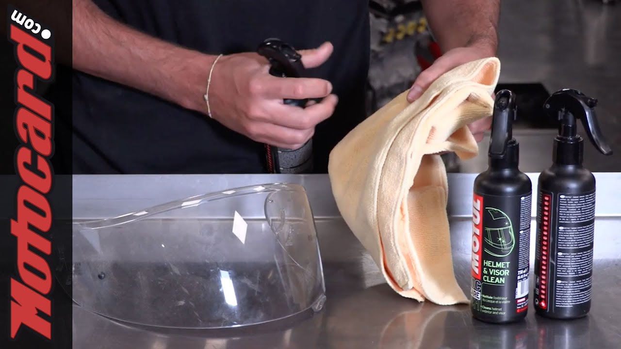 Tuto - Bien NETTOYER CASQUE MOTO intérieur & extérieur