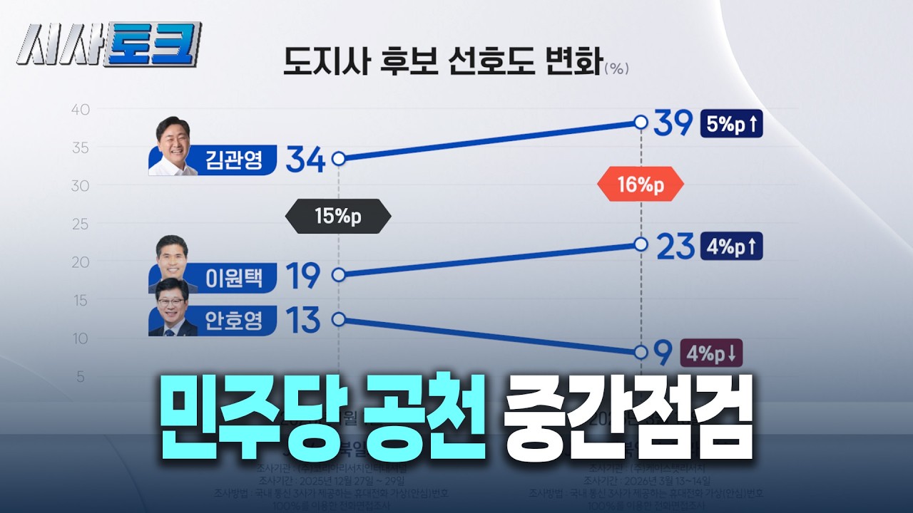 [시사토크] 민주당 공천 중간 점검