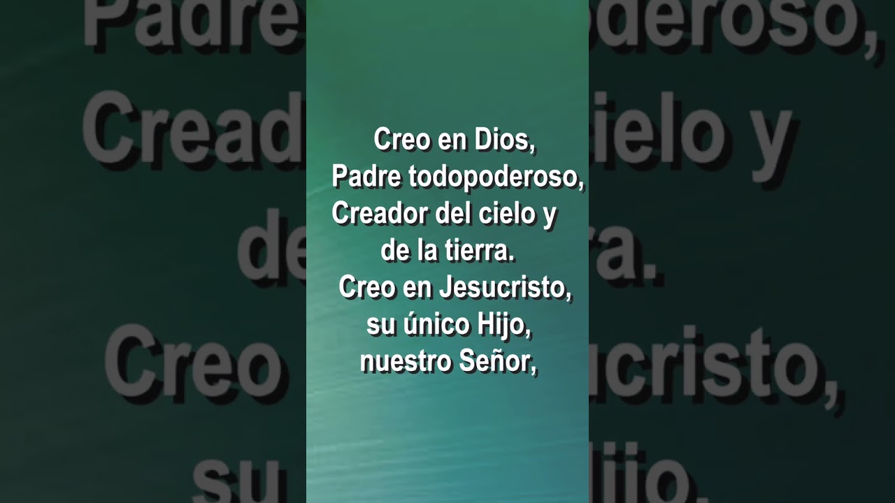 El CREDO cat&oacute;lico | Oraciones de siempre