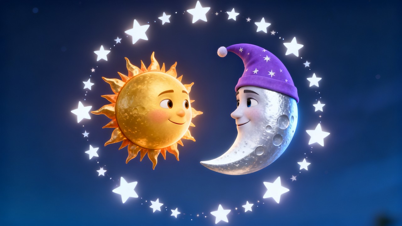 BONJOUR SOLEIL BONSOIR LA LUNE