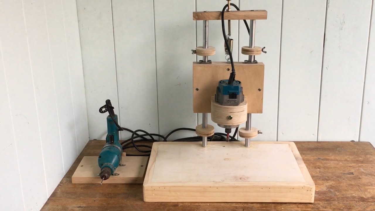DIY 2-in-1 milling machine