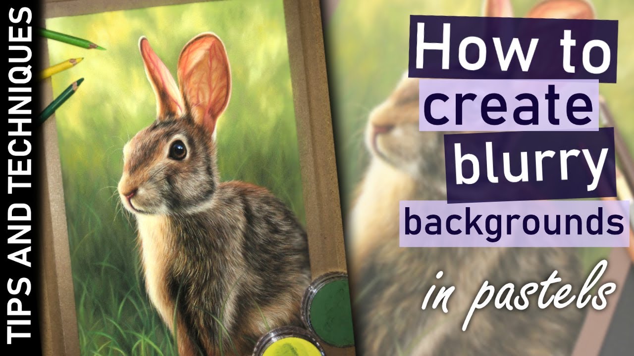 How to create blurry backgrounds with pastels