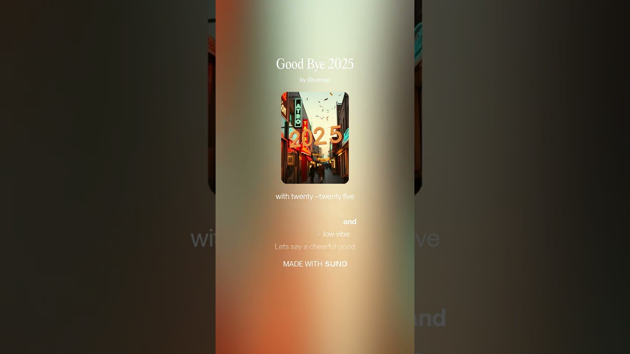 Good Bye_2025  By Raja's Raga Rebel