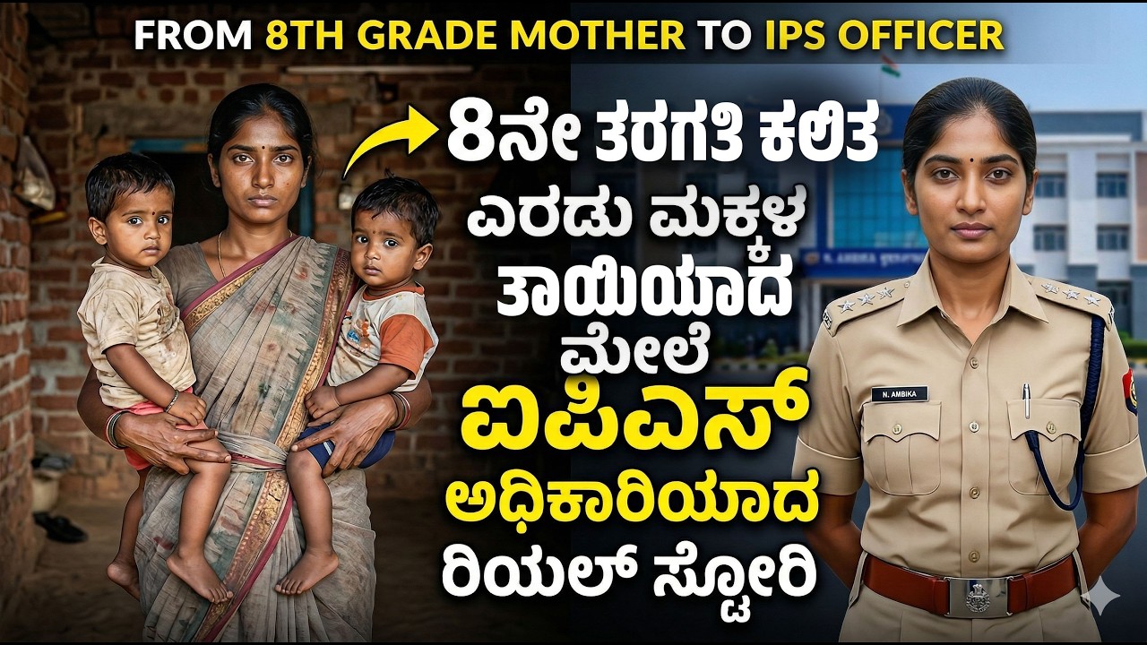 From 8th Grade Dropout & Mother of Two to IPS Officer | The True Story of N. Ambika