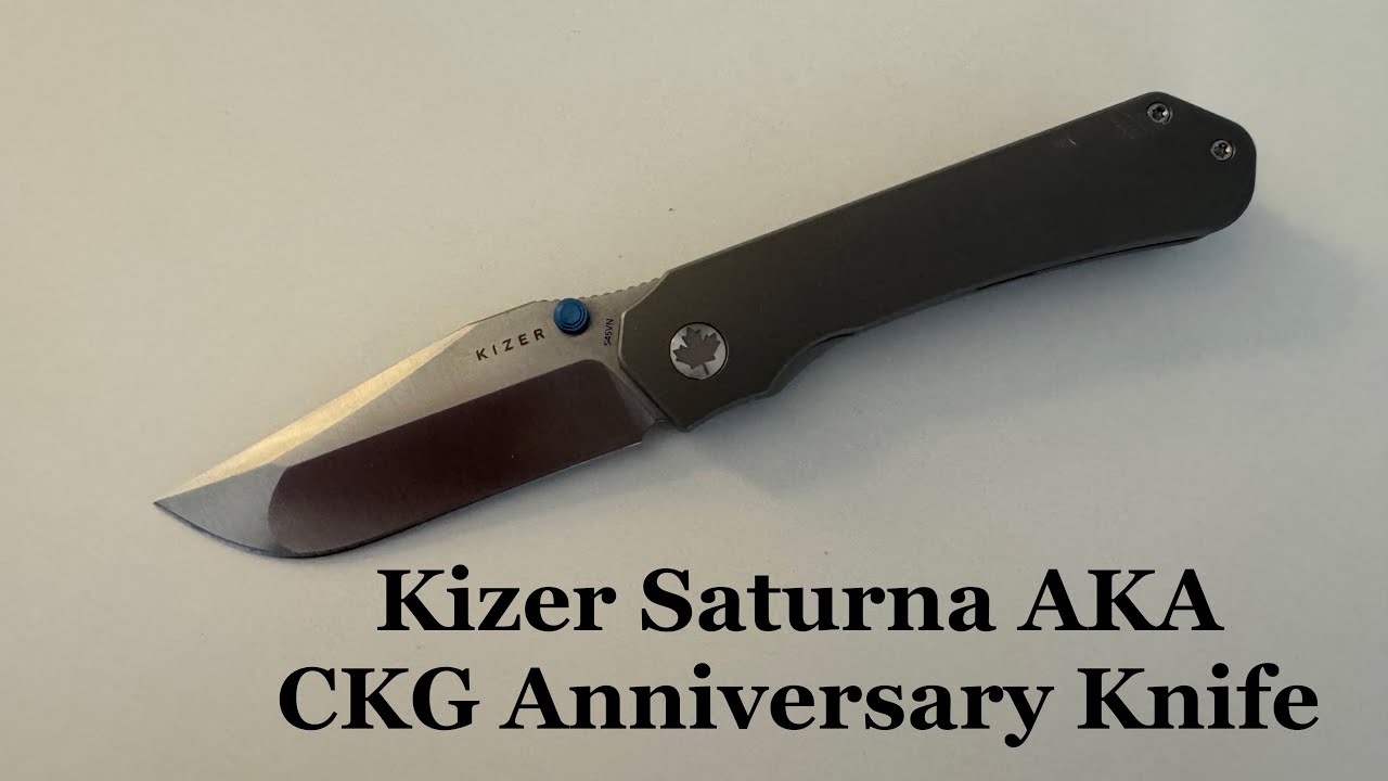 Юбилейный нож CKG Kizer Saturna