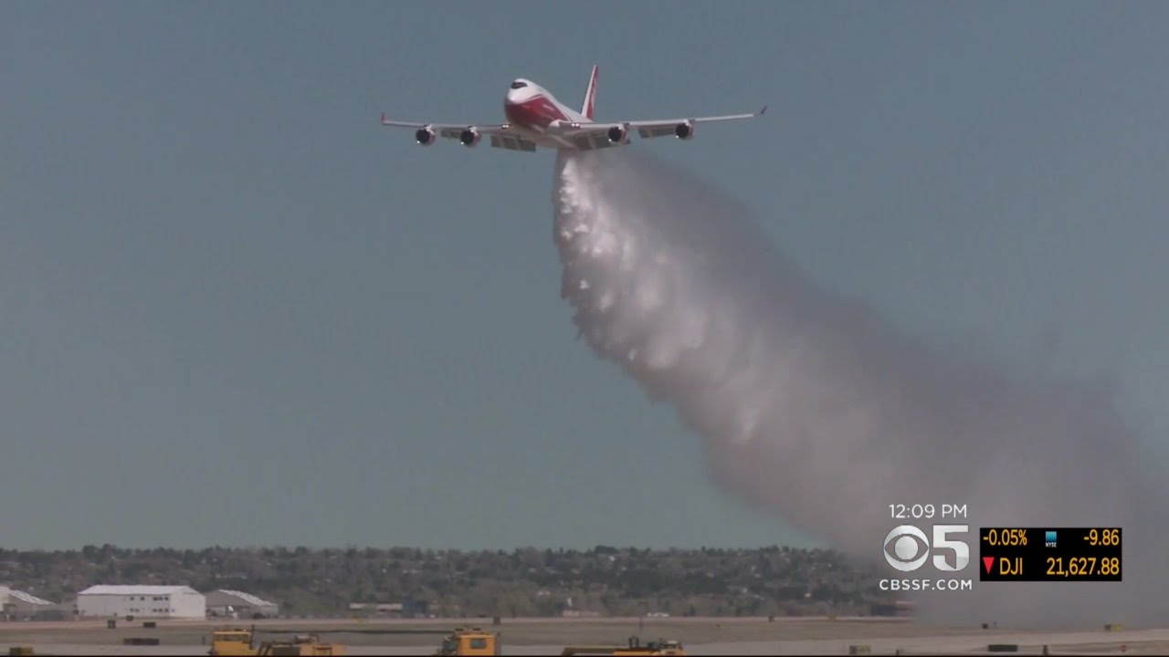 Despite Large Number Of Wildires In California, Supertanker Not Being Used By CalFire