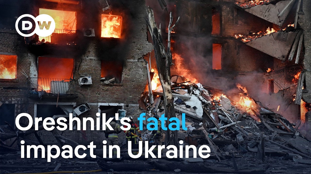 Russia's deploys Oreshnik hypersonic missiles on deadly attack on Kyiv | DW News
