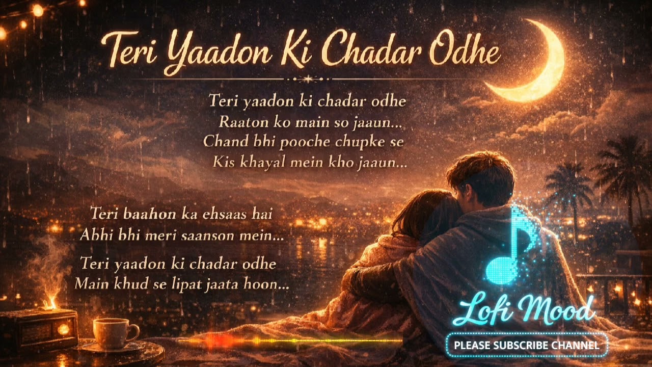 Teri Yaadon Ki Chadar Odhe 💔 | Bollywood Romantic Lofi Song 2026 | Rainy Night Love