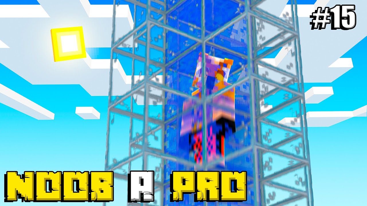 DE NOOB A PRO #15 ASCENSOR Y NOS PREPARAMOS PARA EL END | MINECRAFT FARGAN