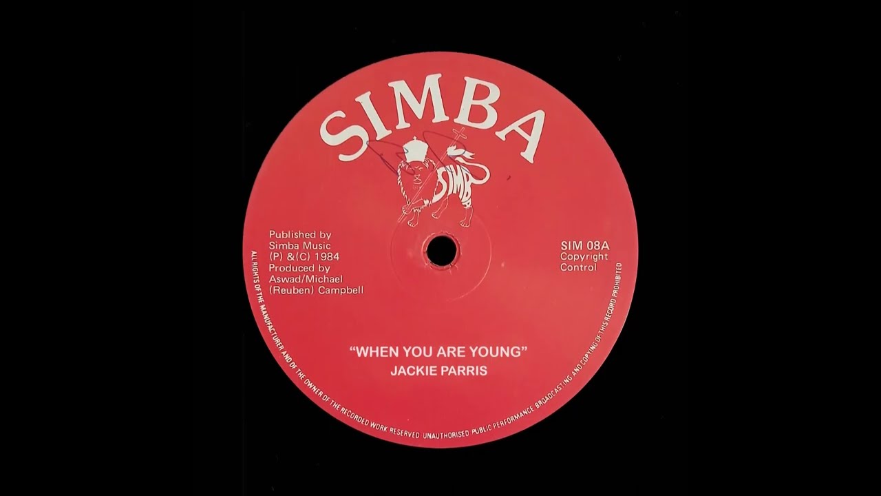 Jackie Parris & Aswad - When You Are Young (Simba 12 inch, 1984)