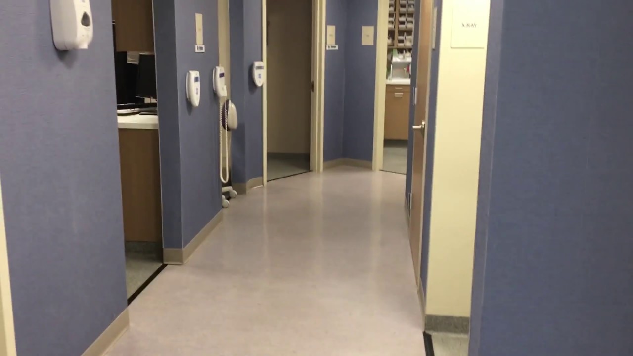 Epoxy /vinyl floor cleaning Medical facility