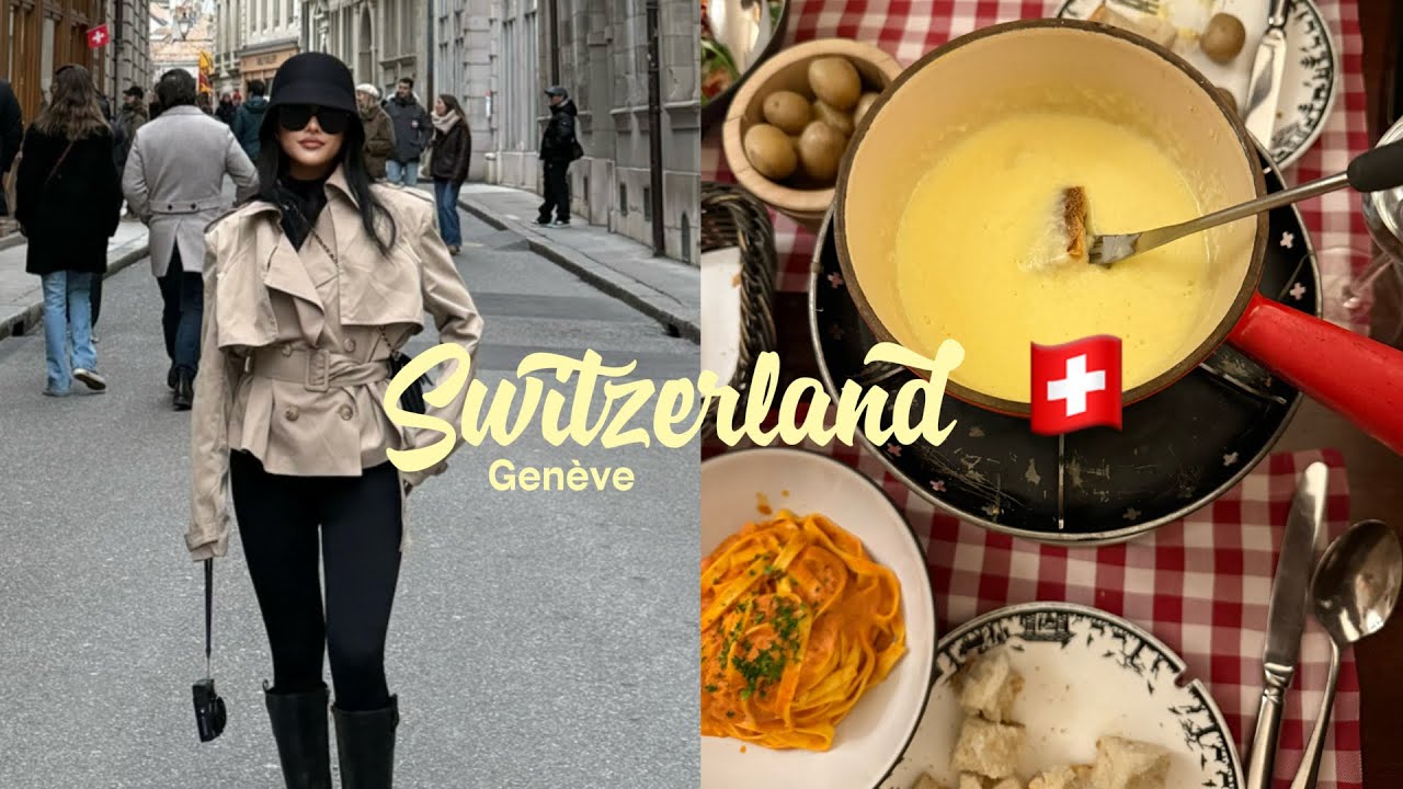 Swiss me away🇨🇭, layover,hopped on a wrong train,cheese 🫕 