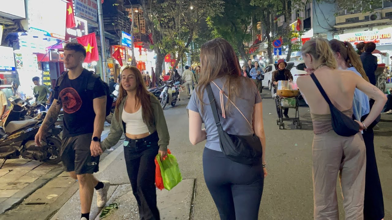 Vietnam nightlife 2026: Hanoi Vibrant Walking Streets Scene after dark