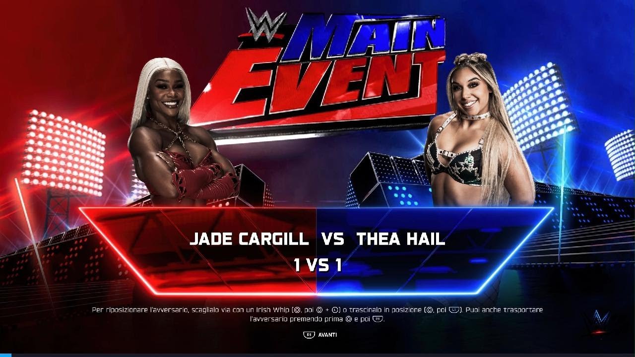 WWE 2K26 - Jade Cargill vs Thea Hail