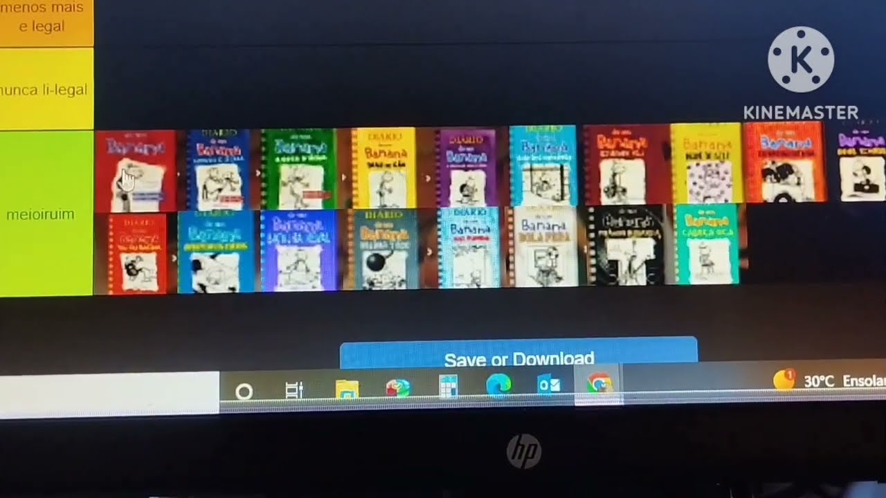 tier list do melhor ao pior livro de di&aacute;rio de um banana 🍌📕