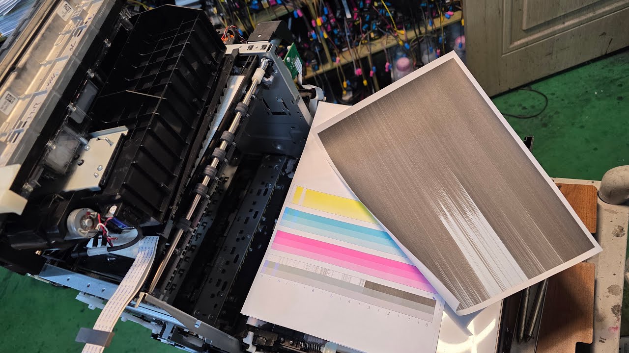HP PageWide X477 달서구 의뢰하신 잉크젯 고속기 헤드 수리 시작 할께요.