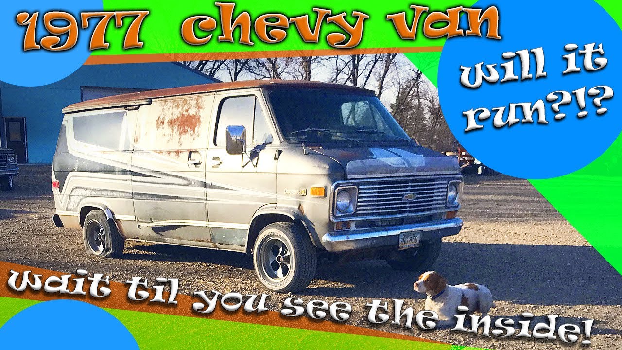 GROOVY BABY! Fully Customized 1977 Chevrolet Hippy Van! Abandoned for 29 Years! Will it Run?!?