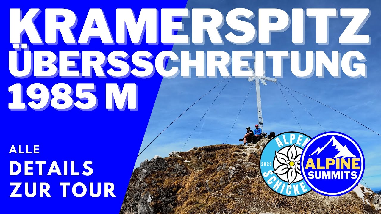 Kramerspitz 1985 m Wanderung Bergtour im Fr&uuml;hling