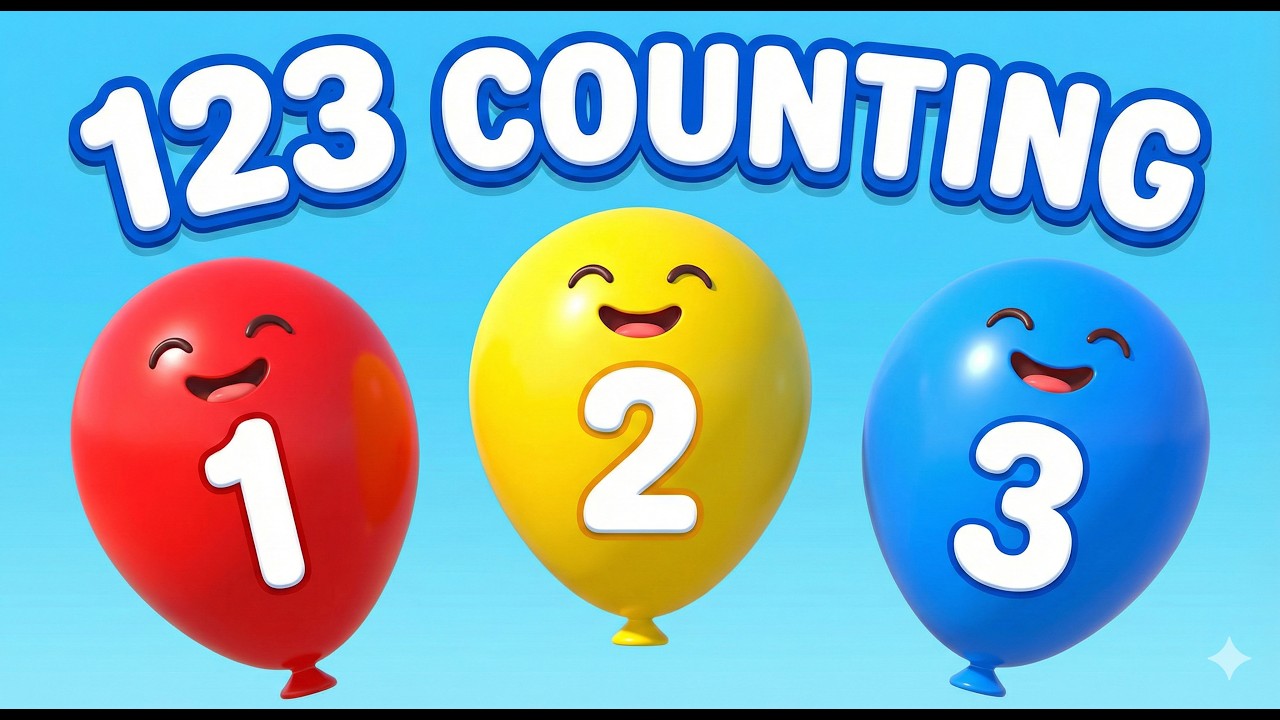 123 воздушных шарика для подсчета 🎈 | Изучаем числа от 1 до 20 для детей | Playpal TV