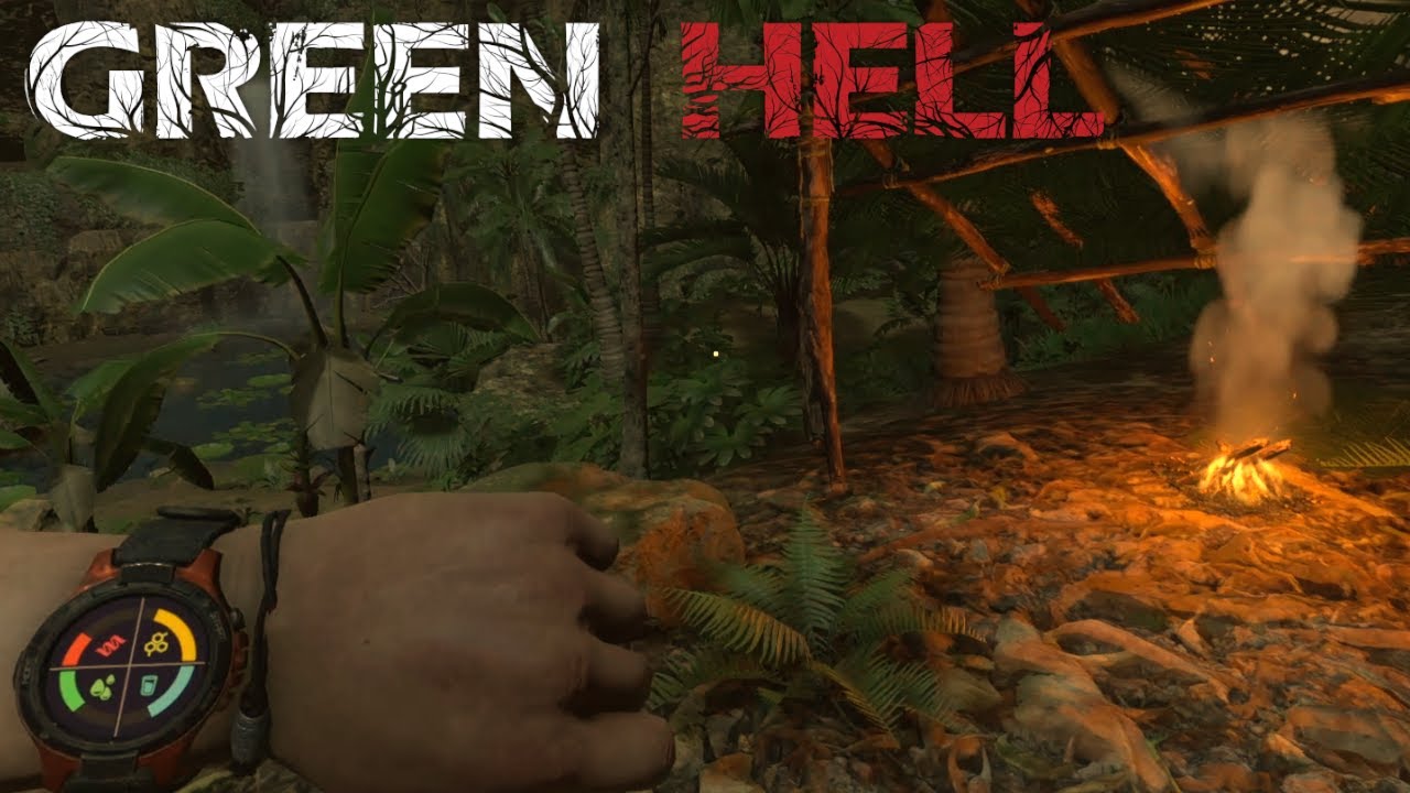 Green Hell #3 - Szałas, ognisko, pierwszy ciepły posiłek
