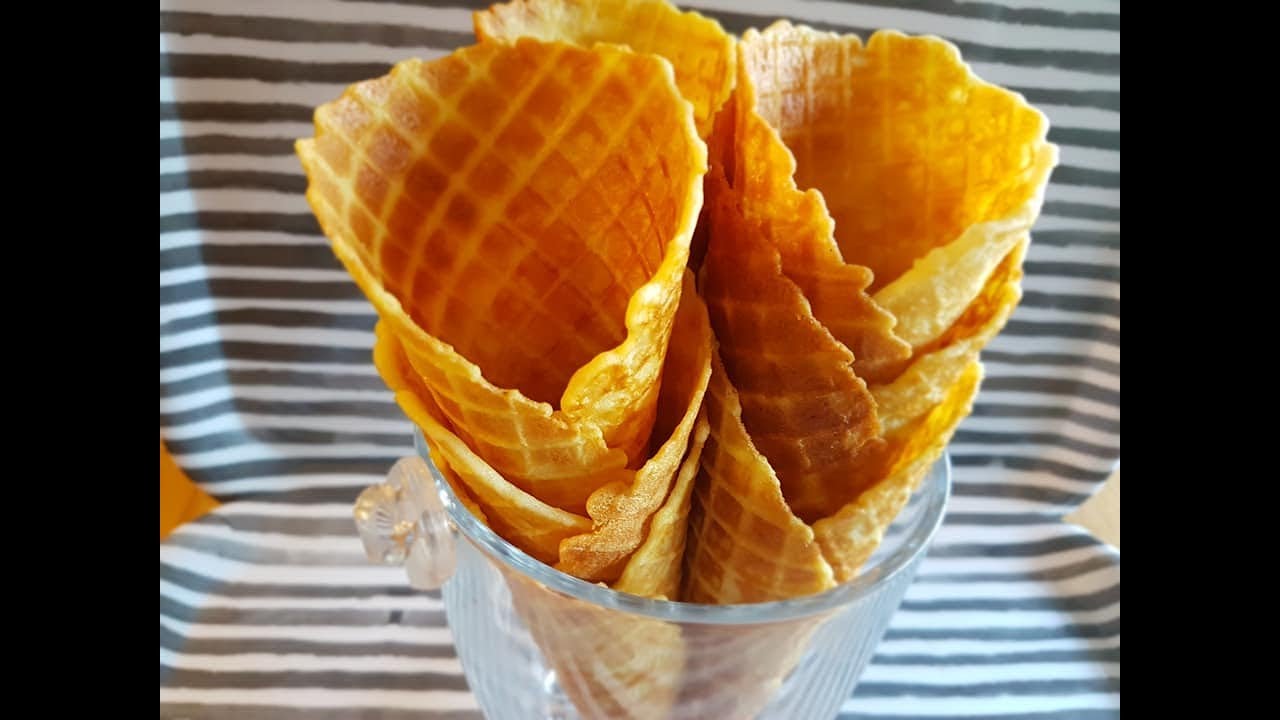 CORNETS DE GLACE / A LA FARINE DE RIZ / sans gluten