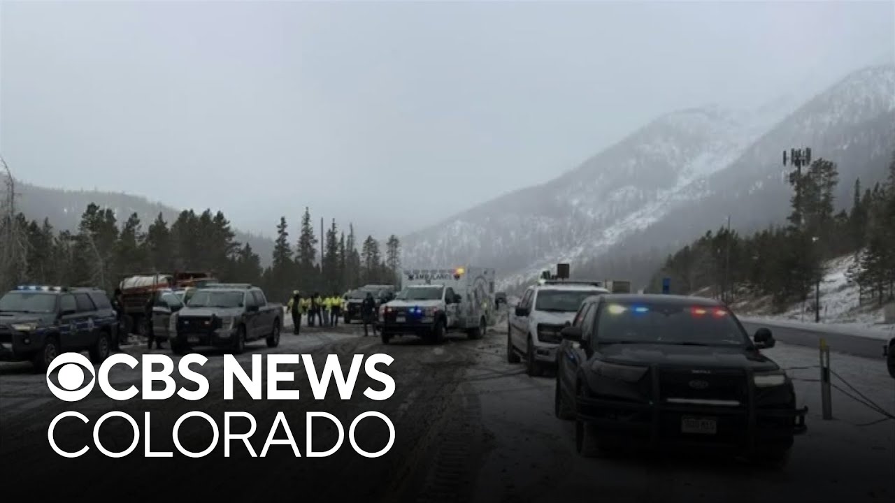 Multi-vehicle crash closes eastbound I-70 in Colorado's mountains