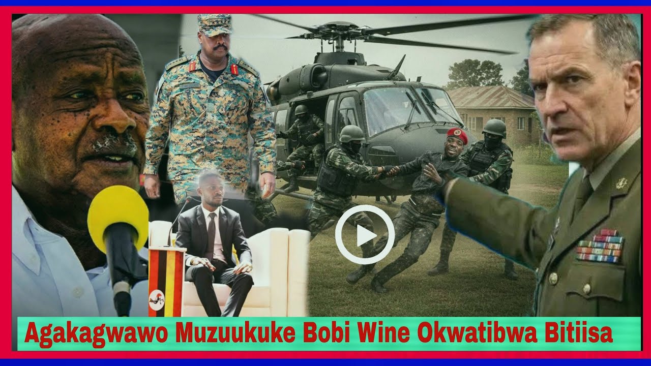 Agakagwawo Kati Muzuukuke Bobi Wine Nga Yakoogera Byononese Okwatibwa Bitiisa Muhoozi Agudewo Olutal