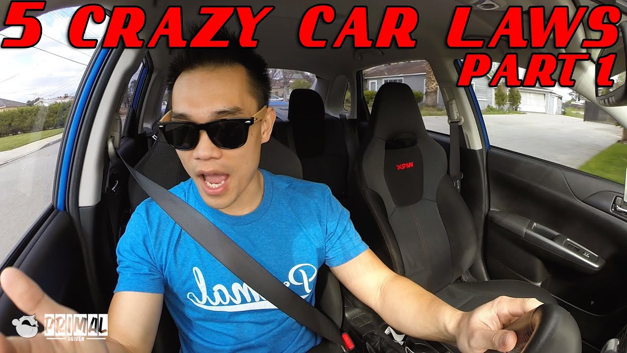 5 Crazy Car Laws PART 1