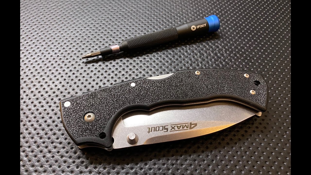 How to disassemble and maintain the Cold Steel 4Max Scout Pocketknife