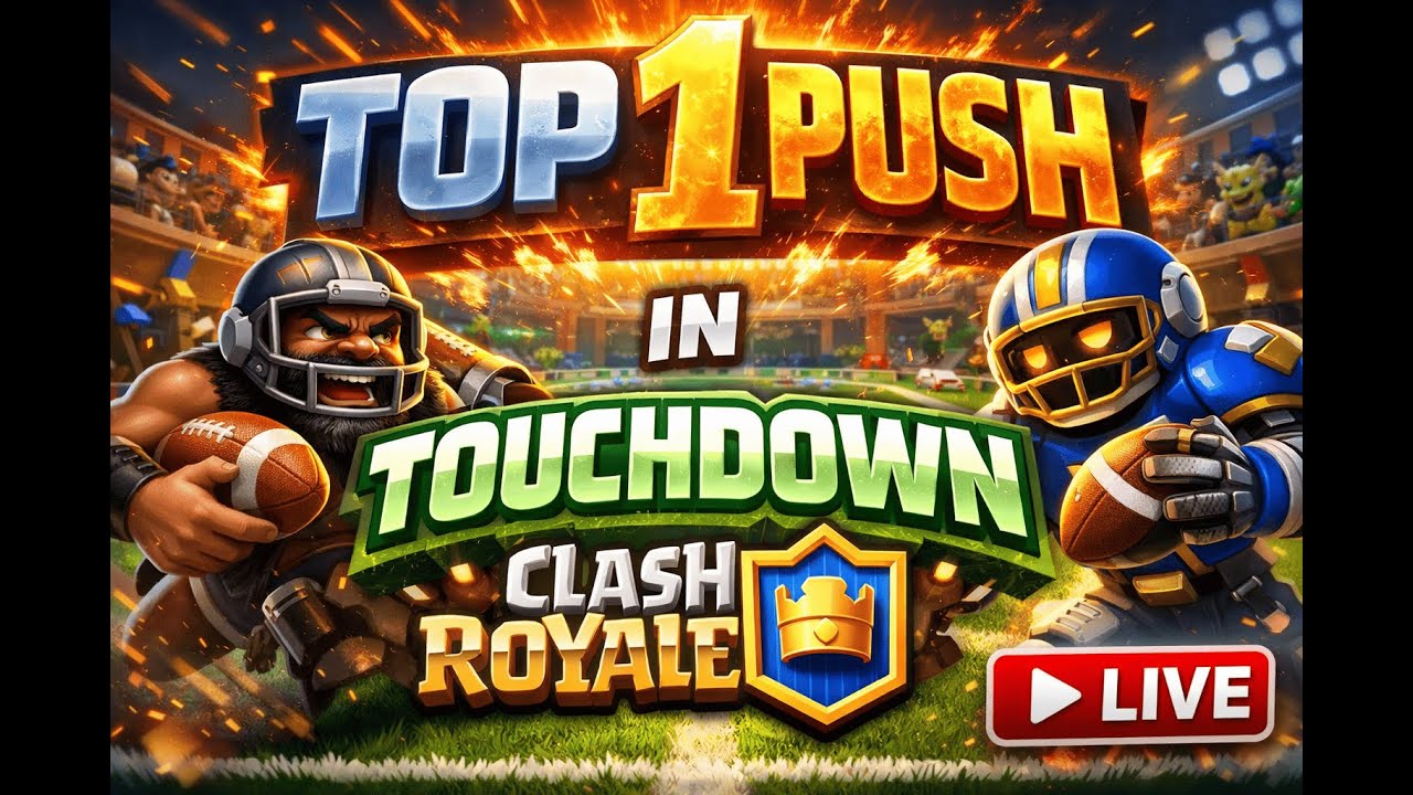 TOP 1 TOUCHDOWN PUSH IN CLASH ROYALE! #clashroyale #shorts
