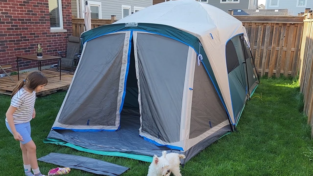 Coleman Skylodge 12-Person Camping Tent With Screen Room