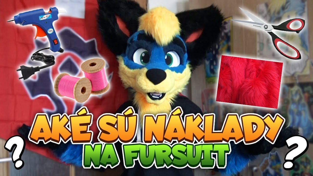 Aké sú NÁKLADY na FURSUIT - Materiály a nástroje CZ/SK