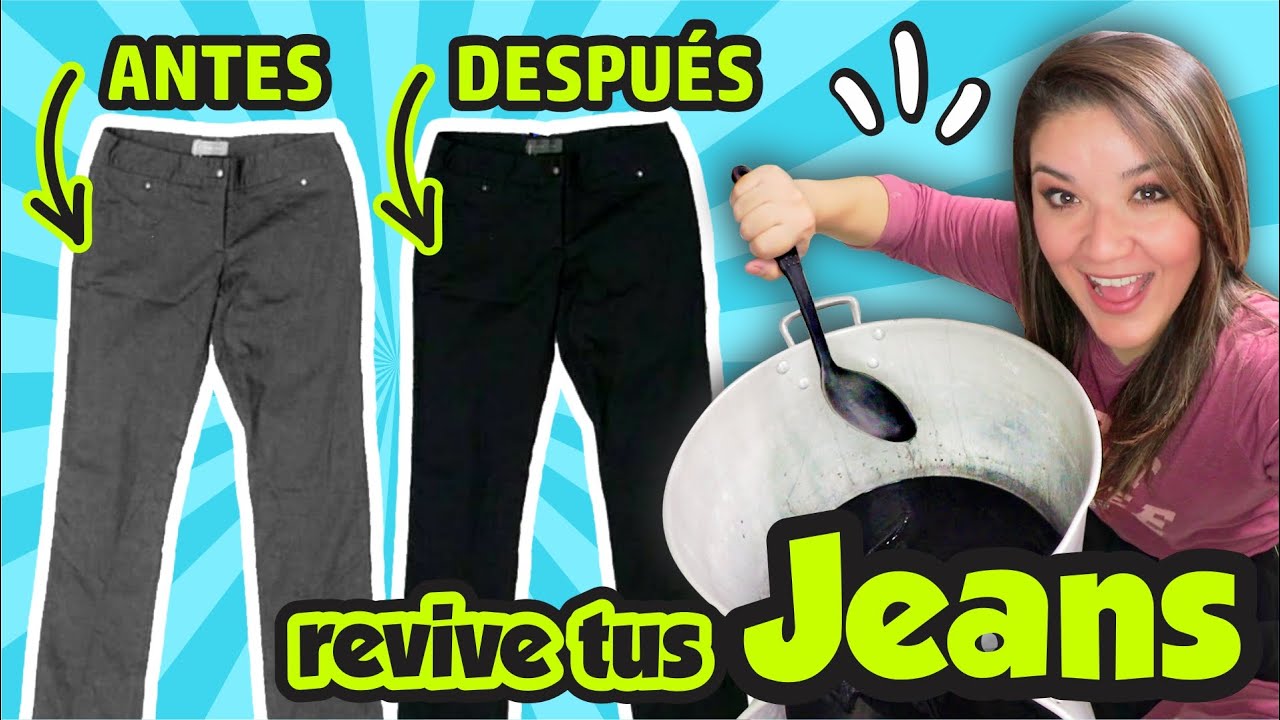 RENUEVA EL COLOR de tu ROPA NEGRA y tiñe correctamente tus JEANS | Colorantes MARIPOSA