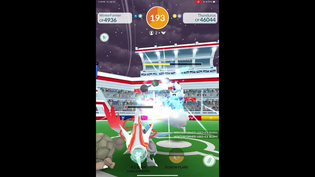 Astonish/crunch Thundurus duo Pokemon go