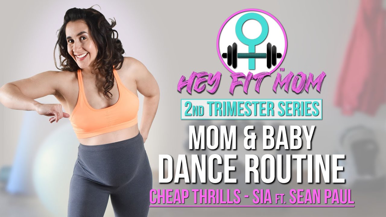 Pregnancy and Prenatal Workout | Mom and Baby Dance Routine | Hey Fit Mom