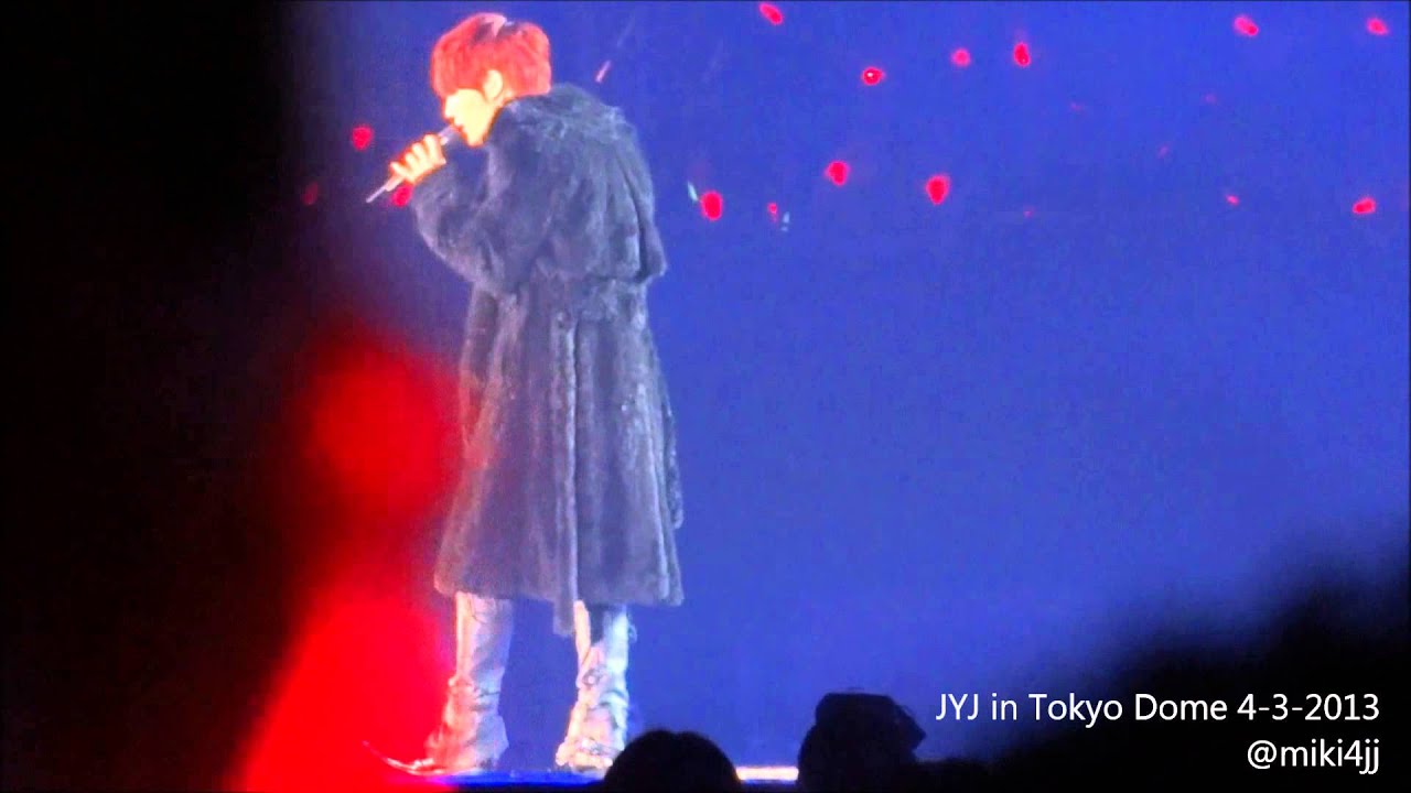 [Fancam] 130403 Jaejoong at JYJ Tokyo Dome - All Alone (by Miki4jj)