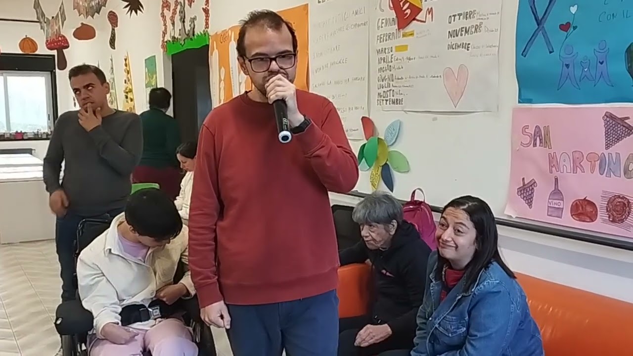 Io ho cantato la canzone al centro respiro Fabio la piana Si putess turnà arest 💯💝😘