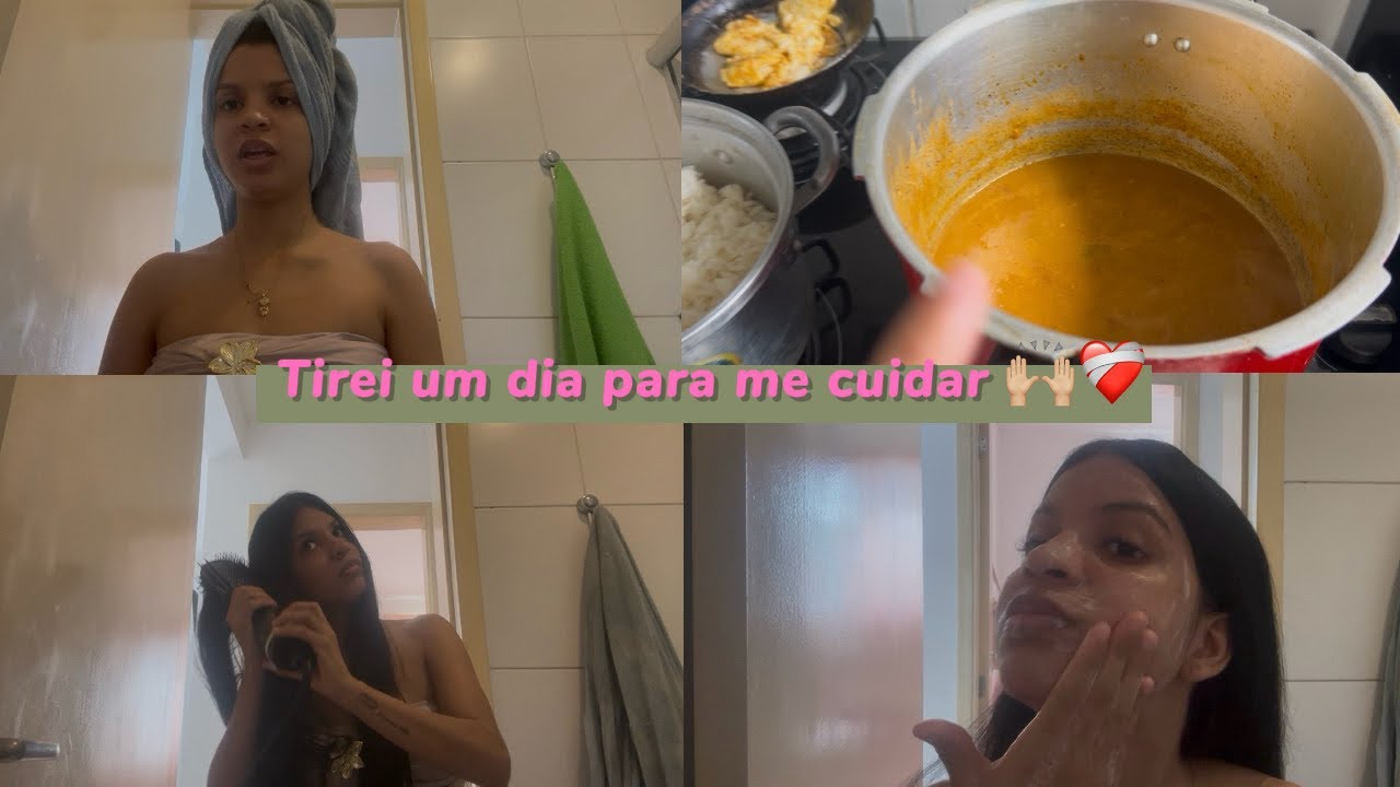 ✨ Tirei o dia pra cuidar de mim, estava pra baixo 🥹❤️‍🩹.  #donadecasa #maternidadereal #maesolo 