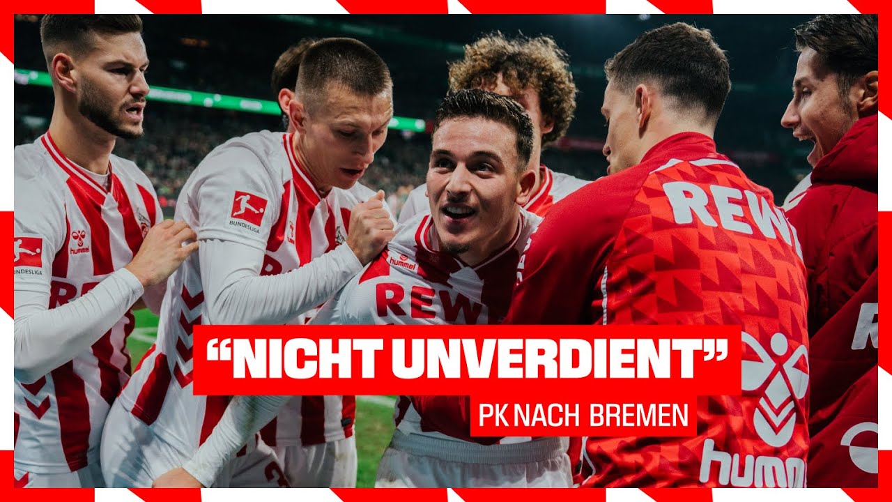 &bdquo;Et h&auml;tt noch emmer joot jejange&ldquo; - Pressekonferenz nach Bremen | Werder Bremen - 1. FC K&ouml;ln 1:1