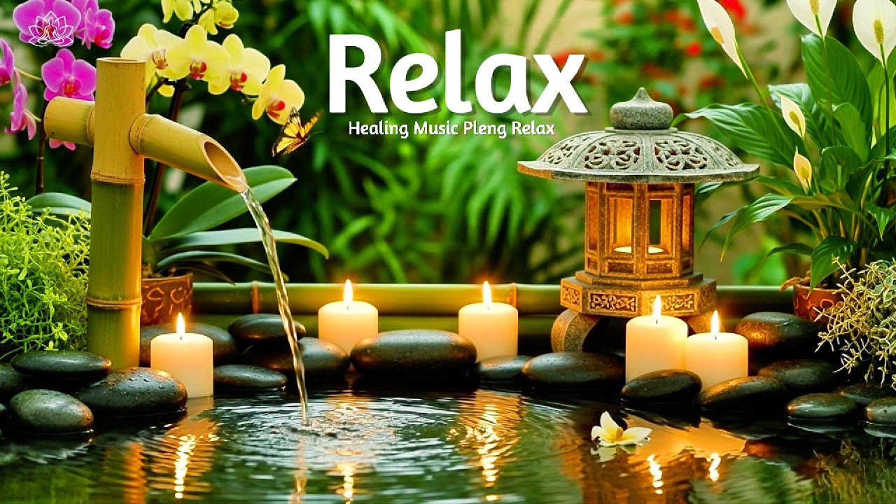 Deep Relaxation: Piano Meets Nature's Waters , Anxiety Relief 🌿Soft Piano + Gentle Water Flow