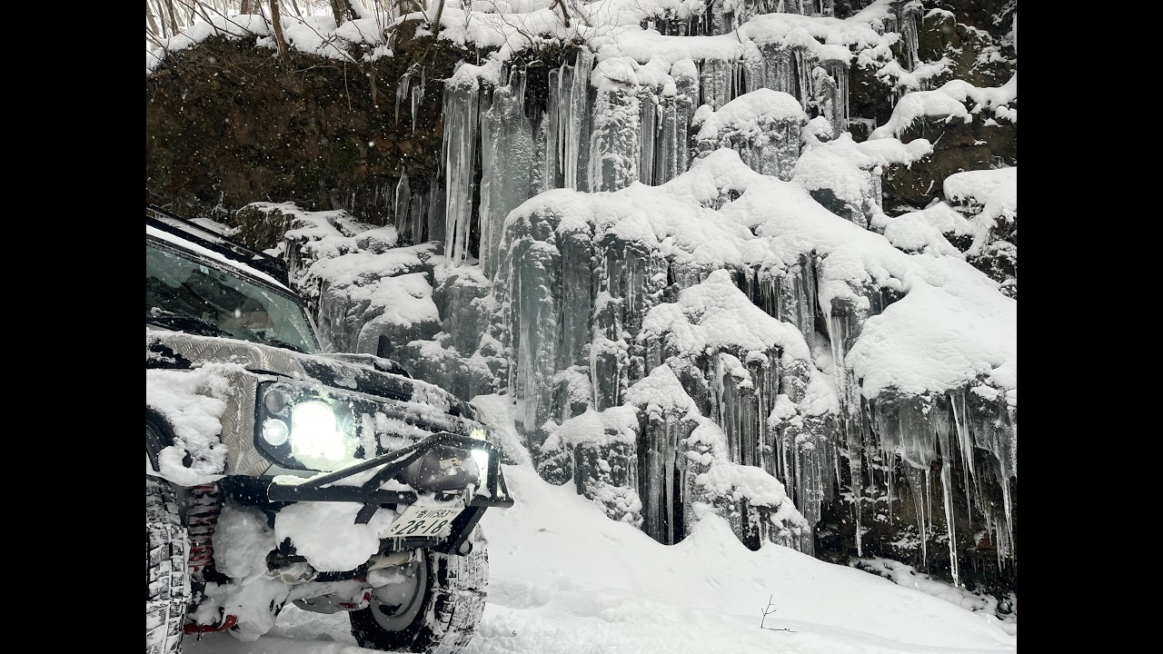 今年最高の積雪！ジムニー四国の冬山遊び